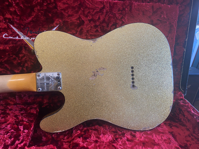 Fender Custom Shop '63 Telecaster Custom Relic Gold Sparkle Limited Edition NAMM 2020