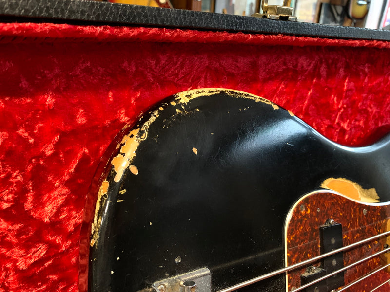 Fender Precision Bass Black Refinish 1978