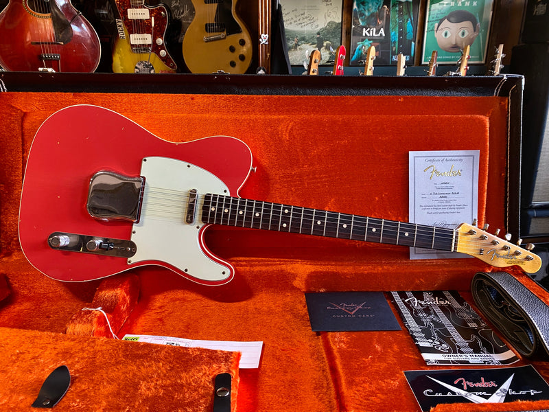 Fender Custom Shop '61 Telecaster Journeyman Relic Fiesta Red 2016