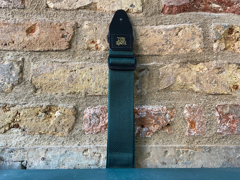 Ernie Ball Polypro Forest Green & Black Strap