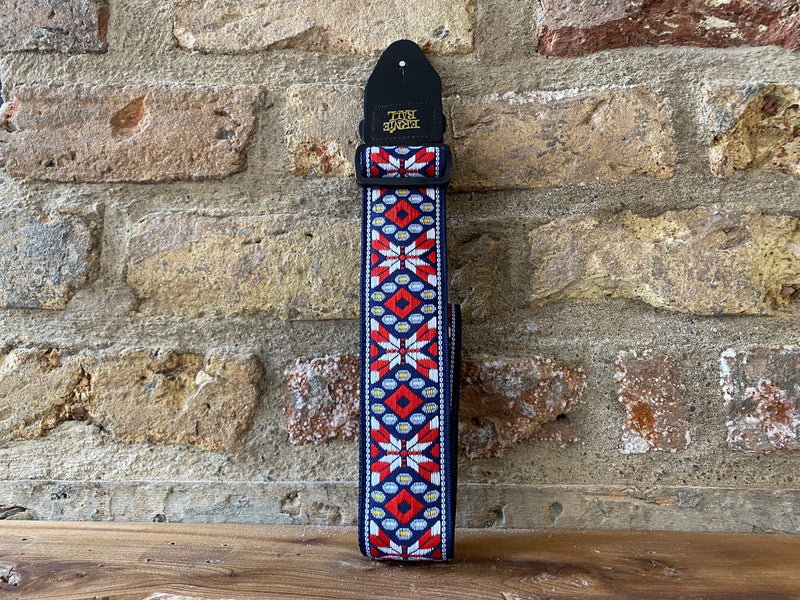 Ernie Ball Taos Fire Red Jacquard Strap