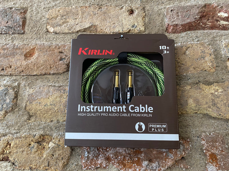 Kirlin Premium Wave Fabric 10ft Cable Green