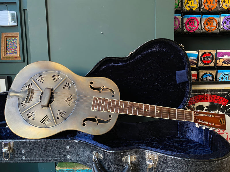 National Resophonic Delphi Antique Brass Resonator 2010