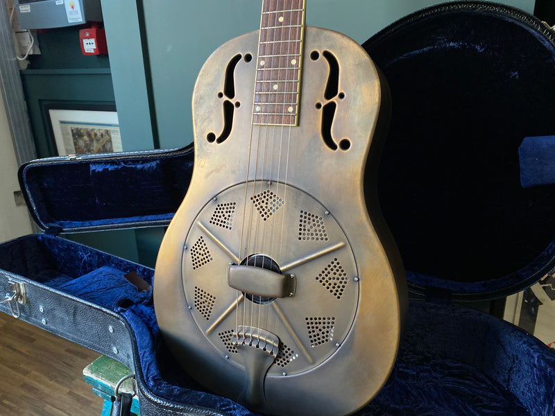 National Resophonic Delphi Antique Brass Resonator 2010