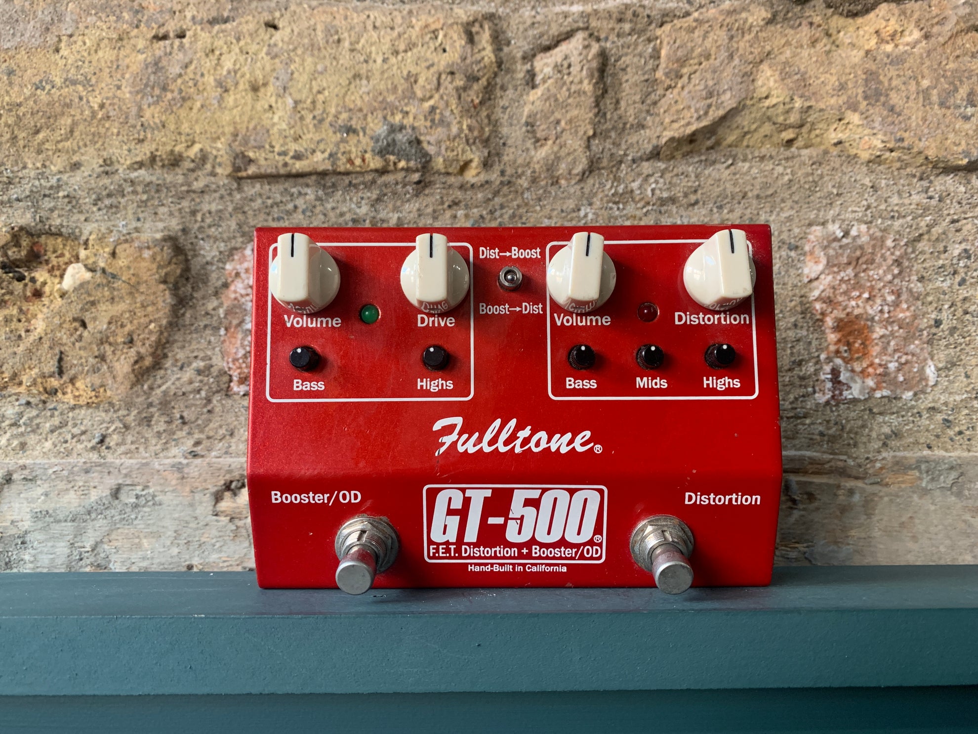 Fulltone GT-500 Distortion Booster OD Some Neck Guitars