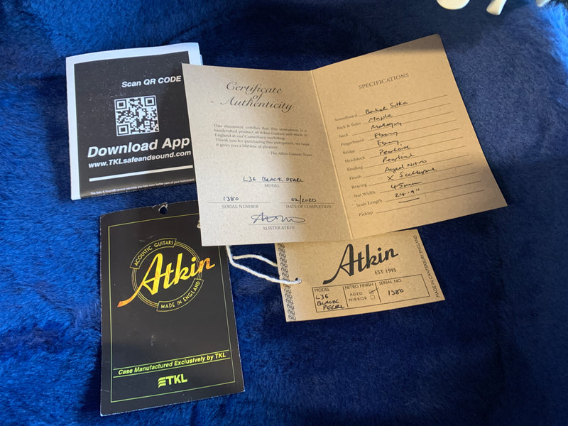Atkin Guitars L36 Black Pearl 2020