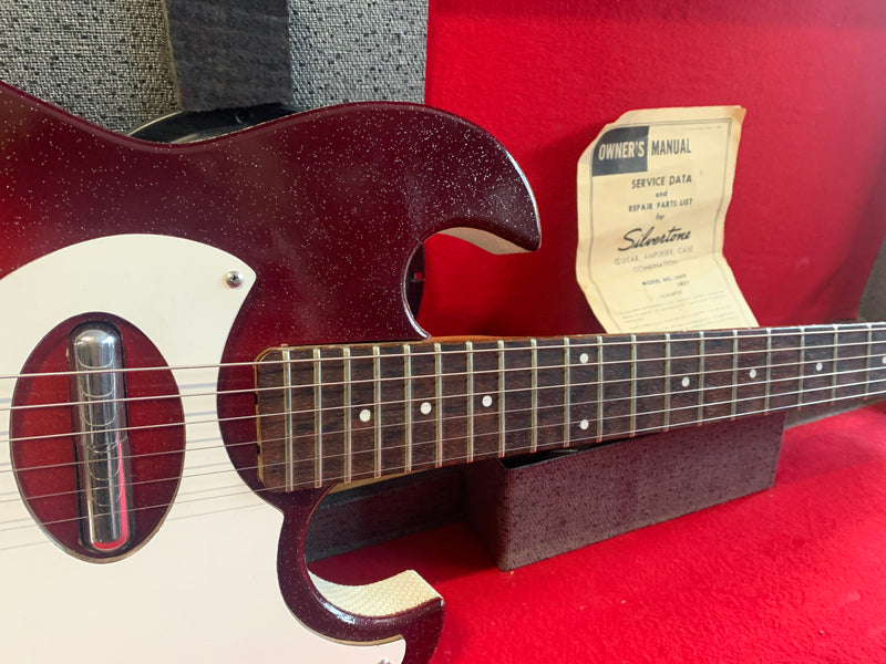 Silvertone 1457 w/ Amp Case 1965