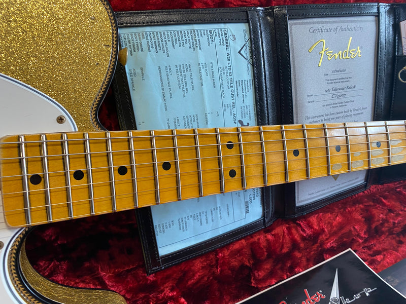 Fender Custom Shop '63 Telecaster Custom Relic Gold Sparkle Limited Edition NAMM 2020