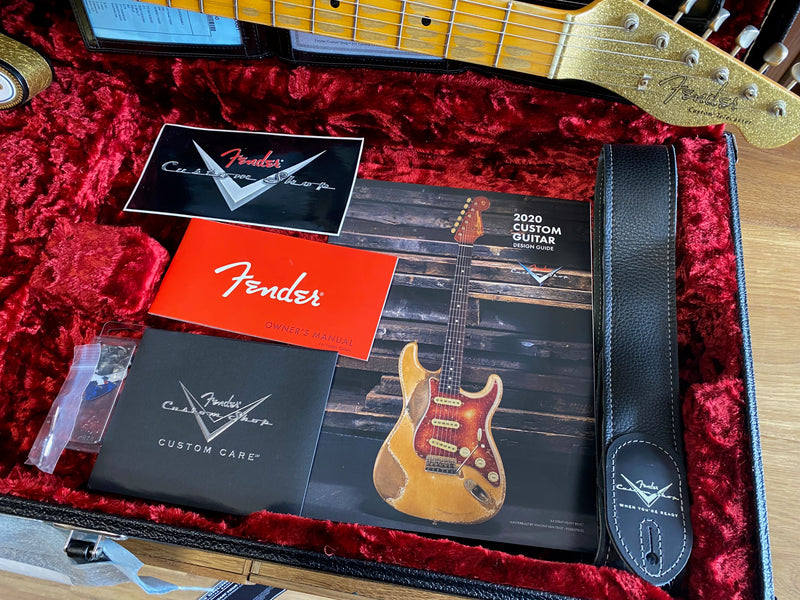 Fender Custom Shop '63 Telecaster Custom Relic Gold Sparkle Limited Edition NAMM 2020