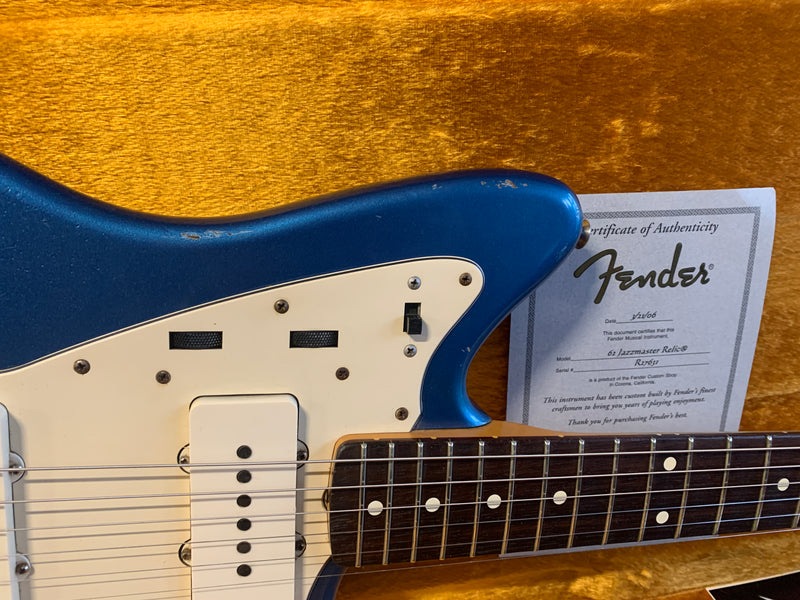 Fender Custom Shop '62 Jazzmaster Lake Placid Blue Relic 2006