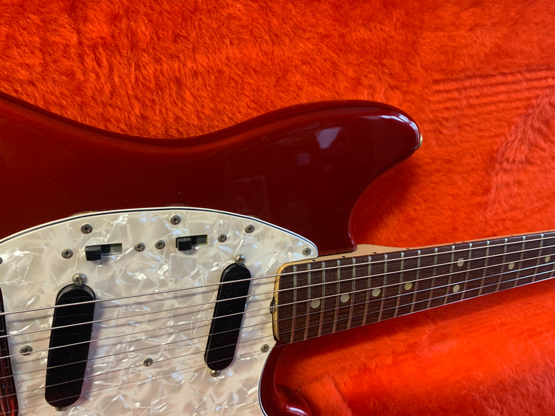 Fender Mustang Competition Stripe Red 1972