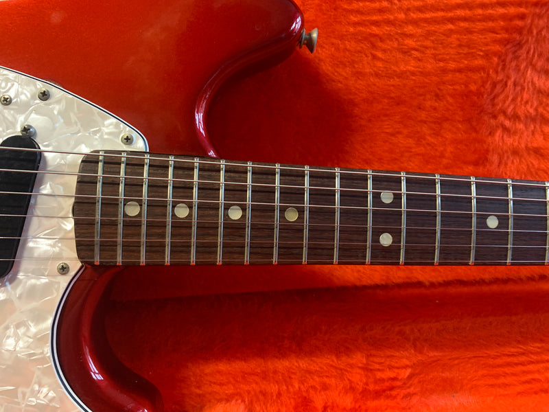 Fender Mustang Competition Stripe Red 1972