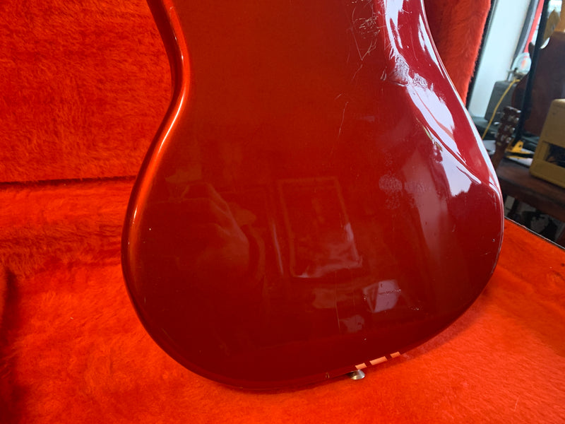 Fender Mustang Competition Stripe Red 1972