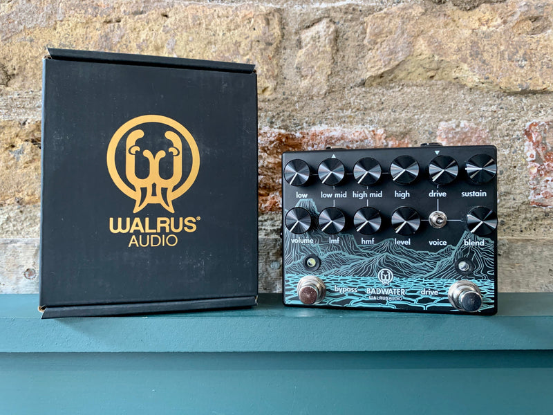 Walrus Audio Badwater Bass Pre-Amp D.I. Walrus Audio Walrus Audio Badwater Bass Pre-Amp D.I. Walrus Audio