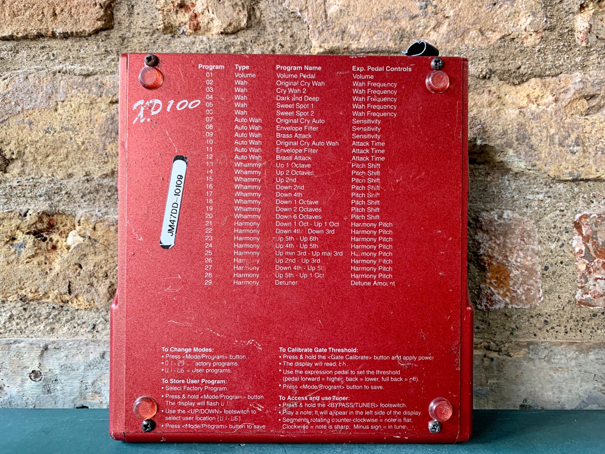 DigiTech XP-100 Whammy-Wah - Some Neck Guitars