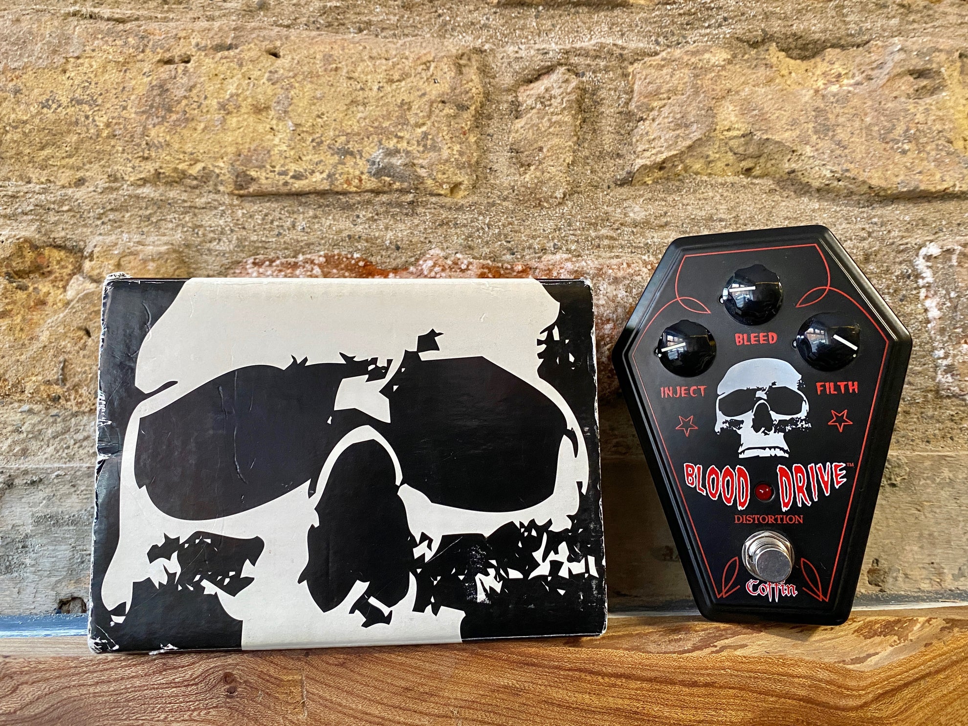 Coffin Case BDFX-1 Blood Drive Overdrive - Some Neck Guitars