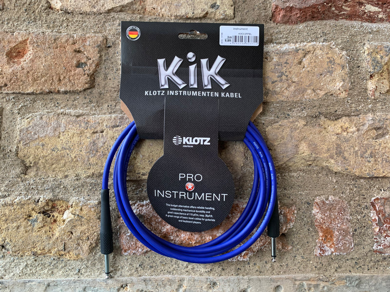 Klotz Cables KIK Blue Professional Instrument Cable