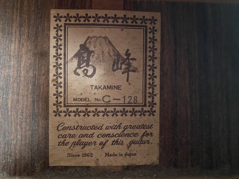 Takamine C-128 Classical 1986