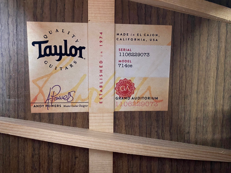 Taylor 714ce 2019