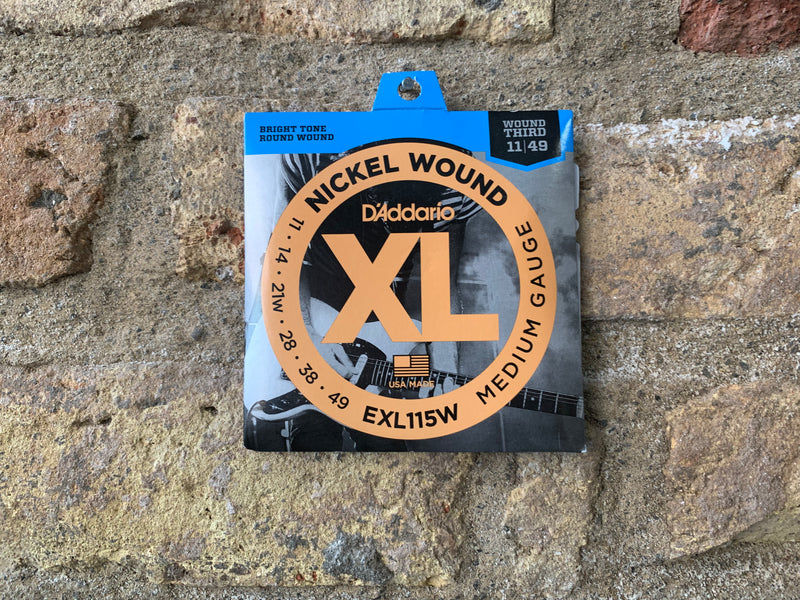D'Addario XL EXL115W Wound Third 11-49's