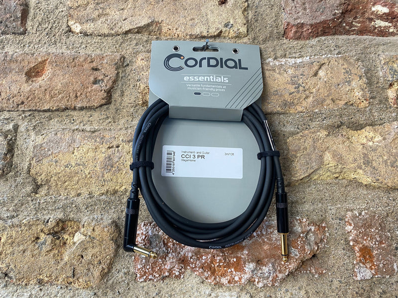 Cordial Essentials 3m Cable Angled Jack