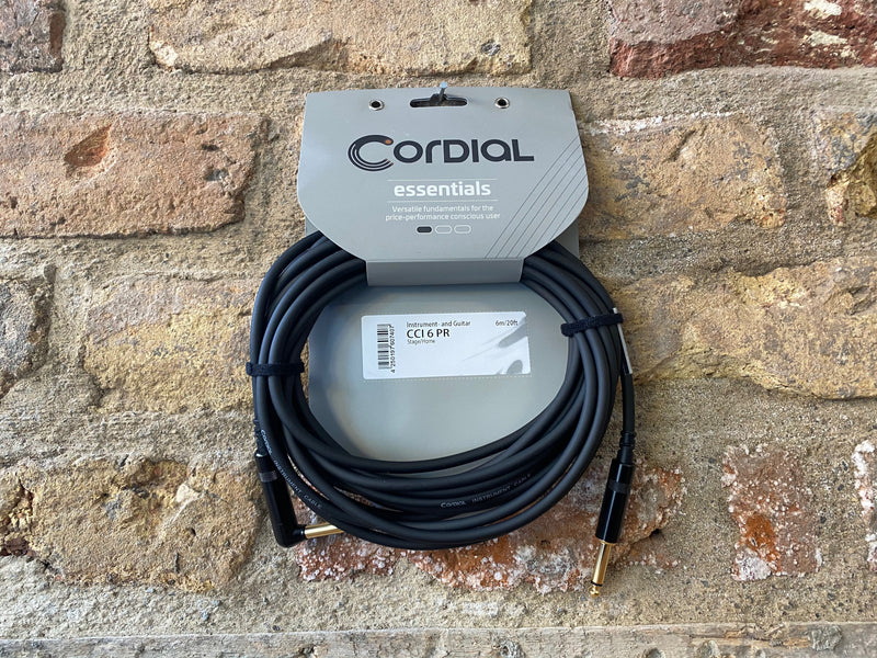 Cordial Essentials 6m Cable Angled Jack