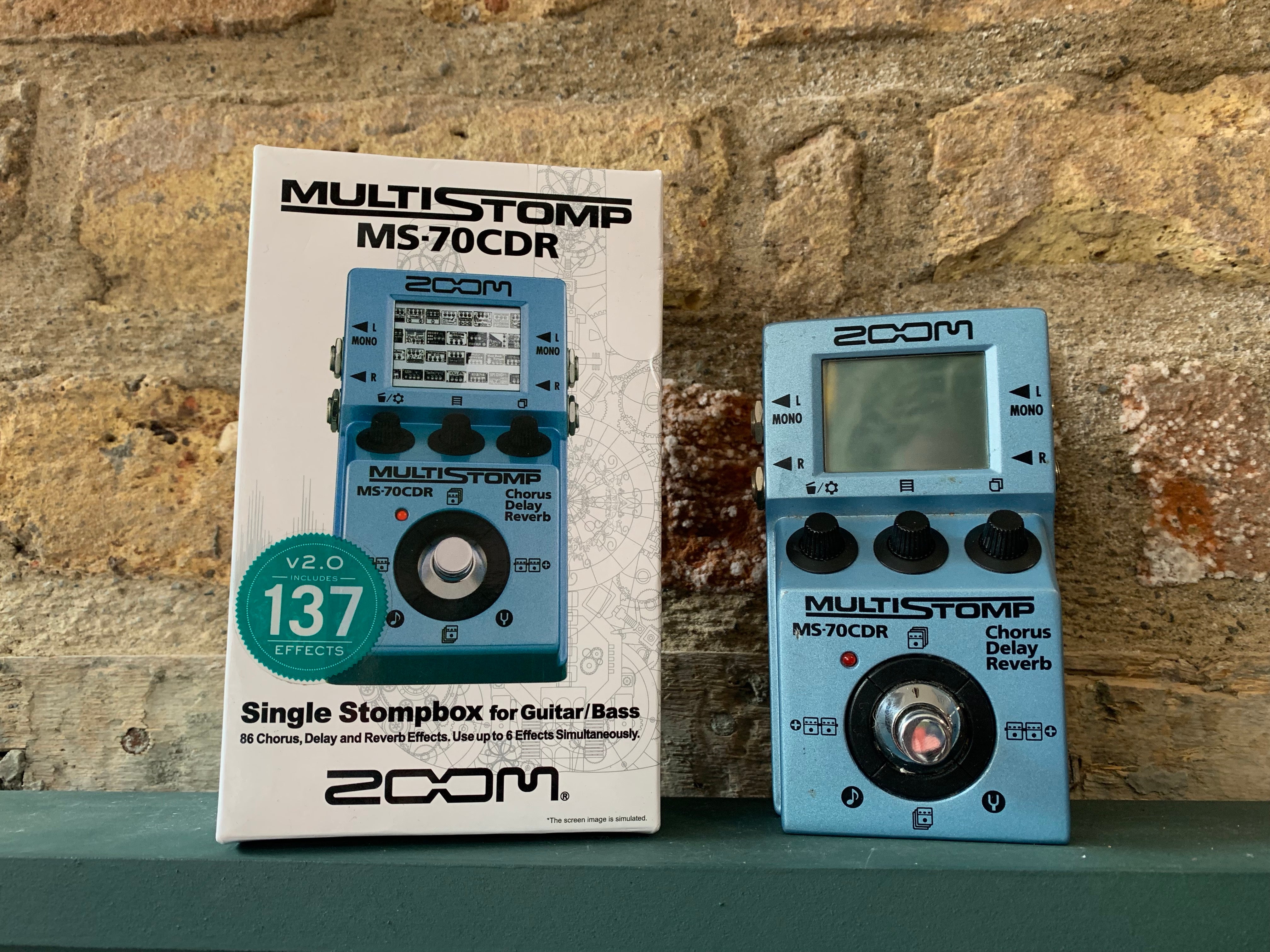 ギター ZOOM MS-70CDR MULTI STOMP ZOOM MS-70CDR+ MultiStomp | ZOOM