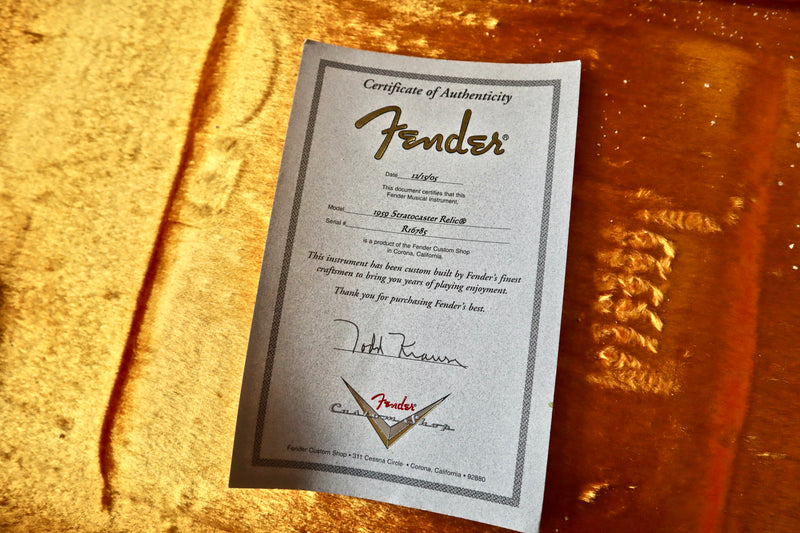 Fender Custom Shop Masterbuilt Todd Krause 1959 Stratocaster Relic 2005
