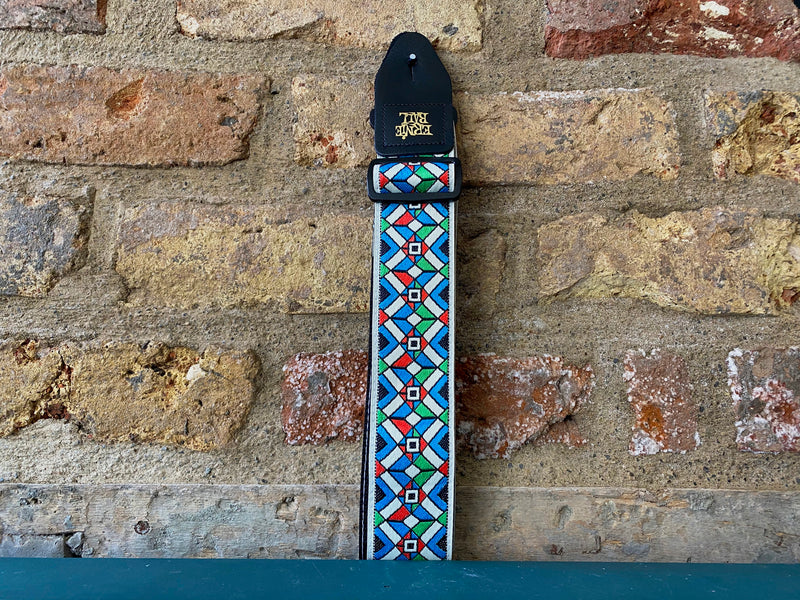 Ernie Ball Kaleidoscope Blue Jacquard Strap