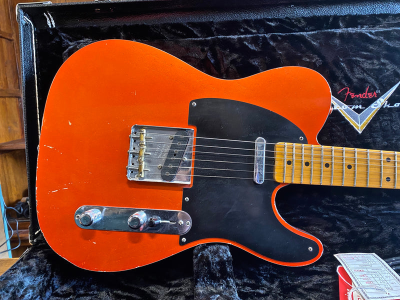 Fender Custom Shop '50's Double Bound Telecaster Candy Tangerine Relic 2011