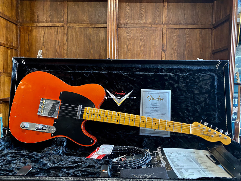 Fender Custom Shop '50's Double Bound Telecaster Candy Tangerine Relic 2011