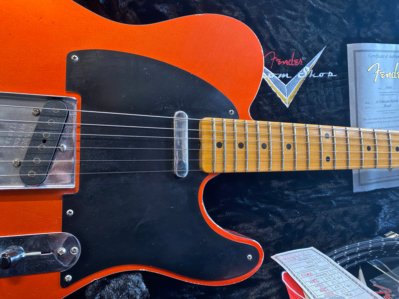 Fender Custom Shop '50's Double Bound Telecaster Candy Tangerine Relic 2011
