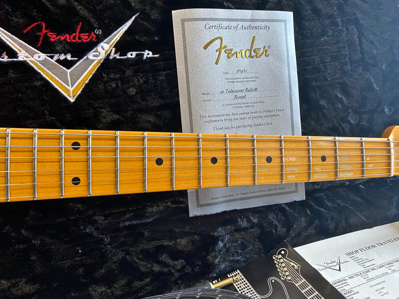 Fender Custom Shop '50's Double Bound Telecaster Candy Tangerine Relic 2011
