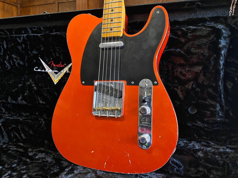 Fender Custom Shop '50's Double Bound Telecaster Candy Tangerine Relic 2011