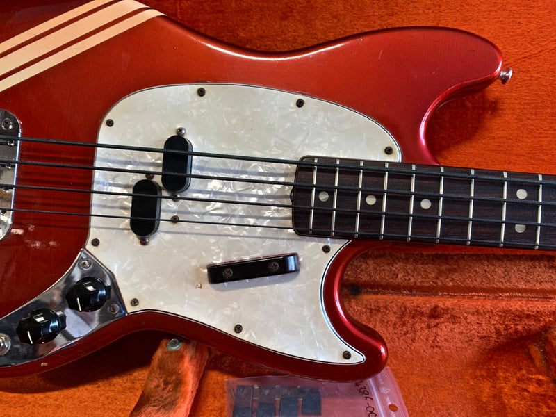 Fender Mustang Bass Candy Apple Red 1972