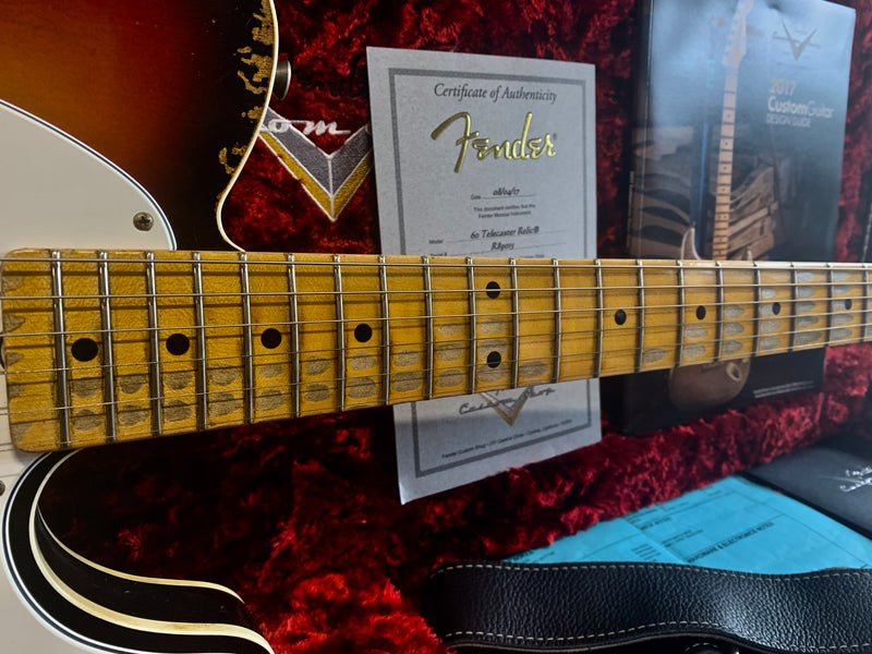 Fender Custom Shop '60 Telecaster Custom Stratocaster Headstock Heavy Relic 2017