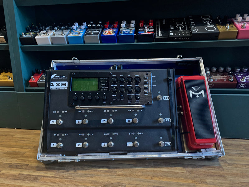 Fractal Audio AX8 (Flightcased with Mission Engineering EP-1 SPL)