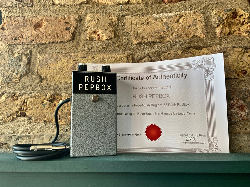 Rush Amps Pepbox Fuzz Reissue