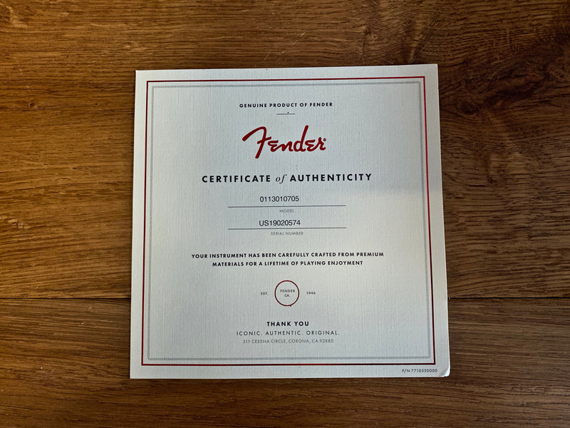 Fender American Professional Stratocaster Olympic White 2019