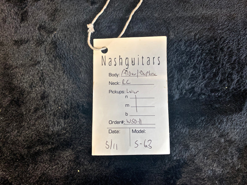 Nash Guitars S-63 Daphne Blue 2011
