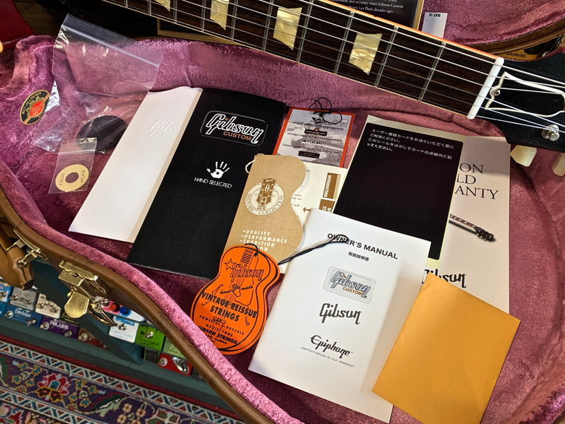 Gibson Custom Shop 60th Anniversary 1959 Les Paul Orange Sunset Fade Hand Selected Top 2019