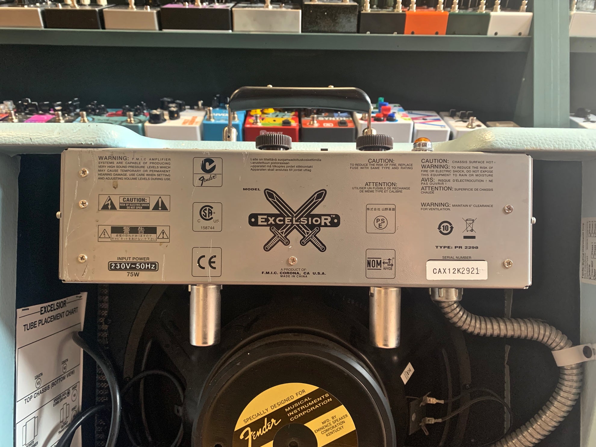 Fender excelsior pro deals