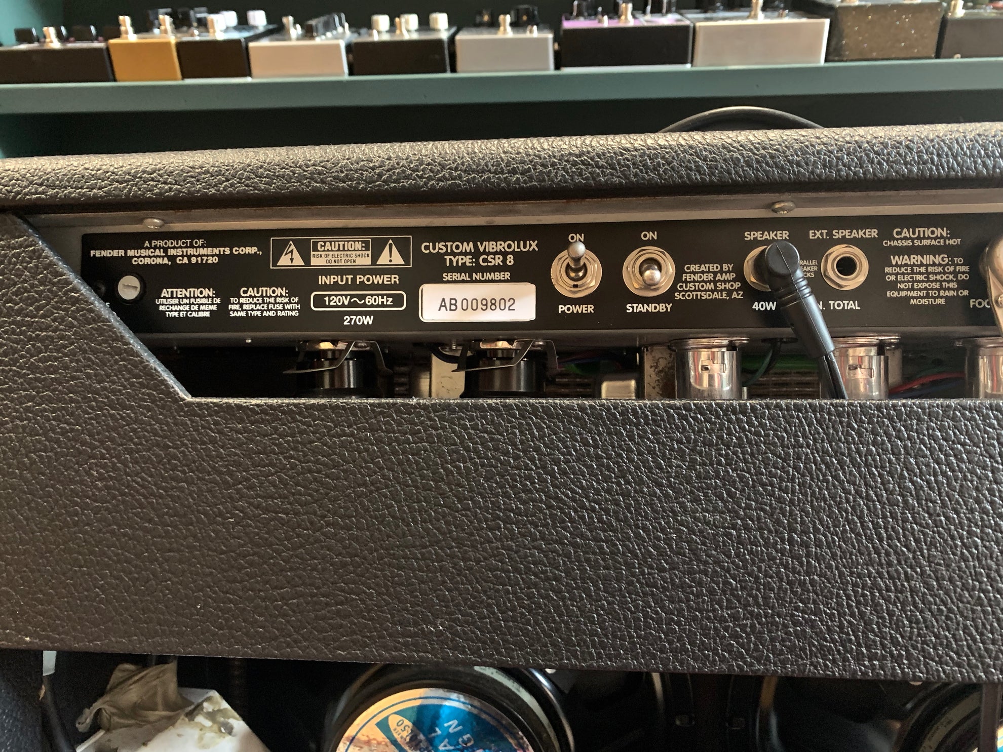 Fender Custom Vibrolux Reverb Combo - Some Neck Guitars