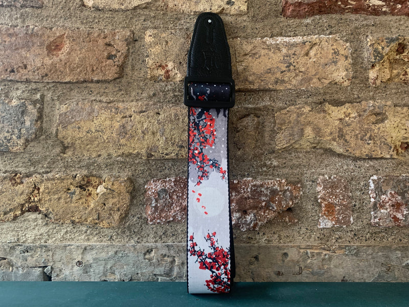 Levy's Poly Cherry Blossoms Snow Strap