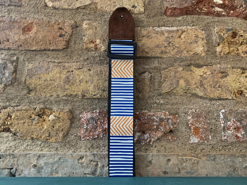 Levy's Poly Tribal Chevron Blue/Gold Strap
