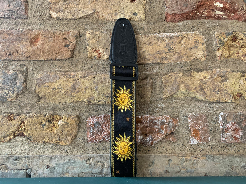 Levy's Jacquard Weave Sun Design Black Strap
