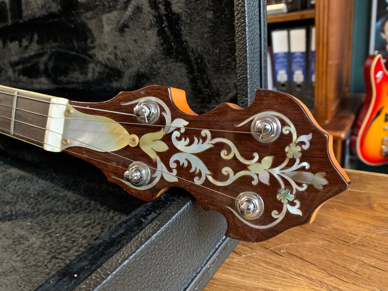 AP Toman 5-String Long Neck Banjo