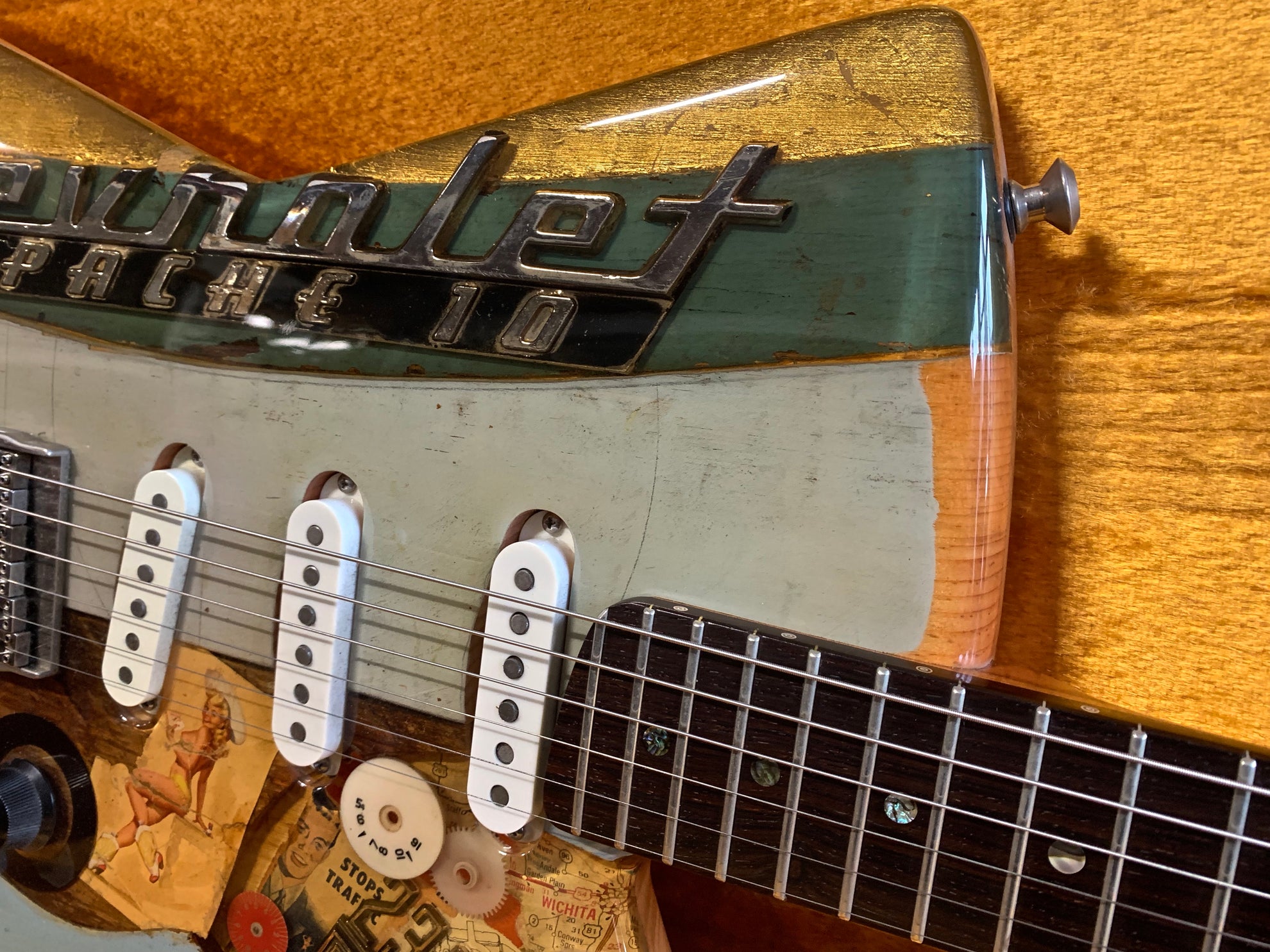 Spalt Instruments Totem Chevy Dan Apache - Some Neck Guitars