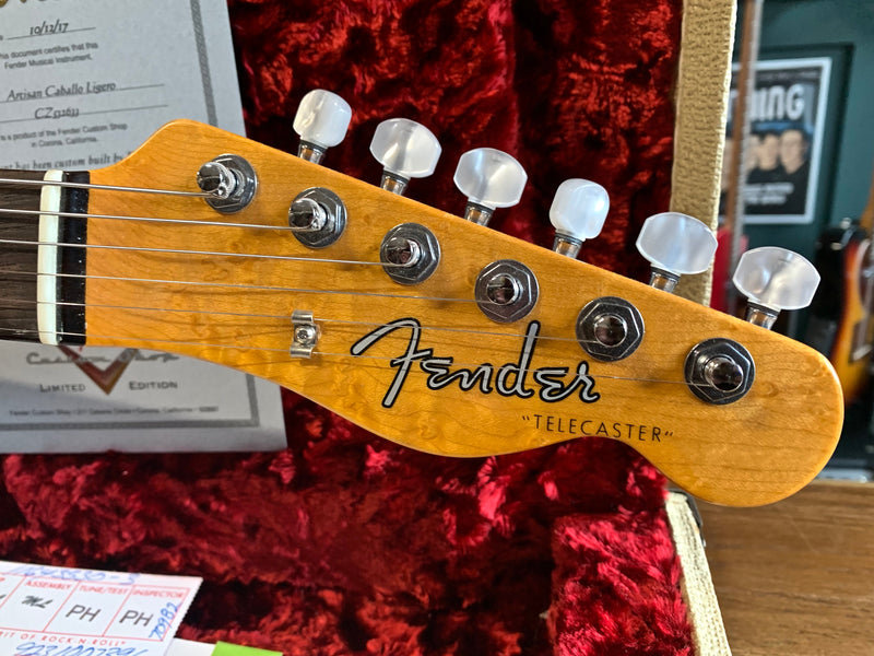 Fender Custom Shop Artisan Telecaster Caballo Ligero Koa 2017