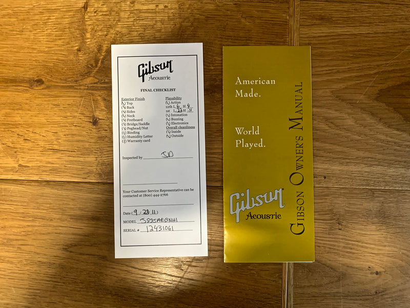 Gibson J-185 Ebony 2011